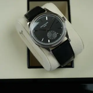 2023 Patek Philippe Calatrava Gray 39mm 18k White Gold 6119G-001 Complete