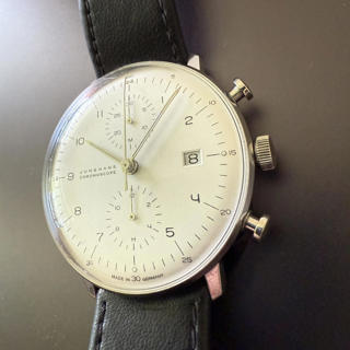Junghans Max Bill Chronoscope 40 mm automatic chronograph with extra bracelet