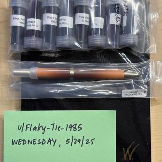 Old Tomoe River Notebook + Jinhao 10 Coffee + Private Reserve Ink Samples Bundle