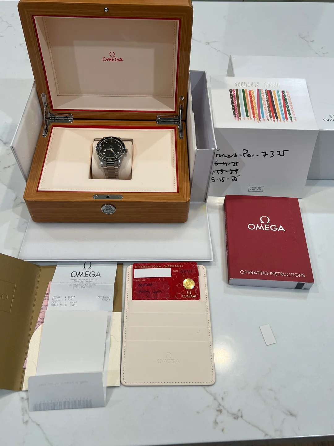 Omega Seamaster 300 Heritage Black - $4,000 - Los Angeles -