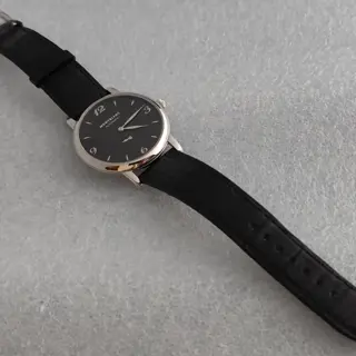 Brand New Montblanc Star Classique Automatic 107072 black Stainless Steel Watch Full Set $1000