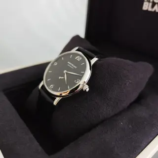 Brand New Montblanc Star Classique Automatic 107072 black Stainless Steel Watch Full Set $1000
