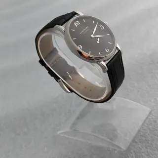 Brand New Montblanc Star Classique Automatic 107072 black Stainless Steel Watch Full Set $1000
