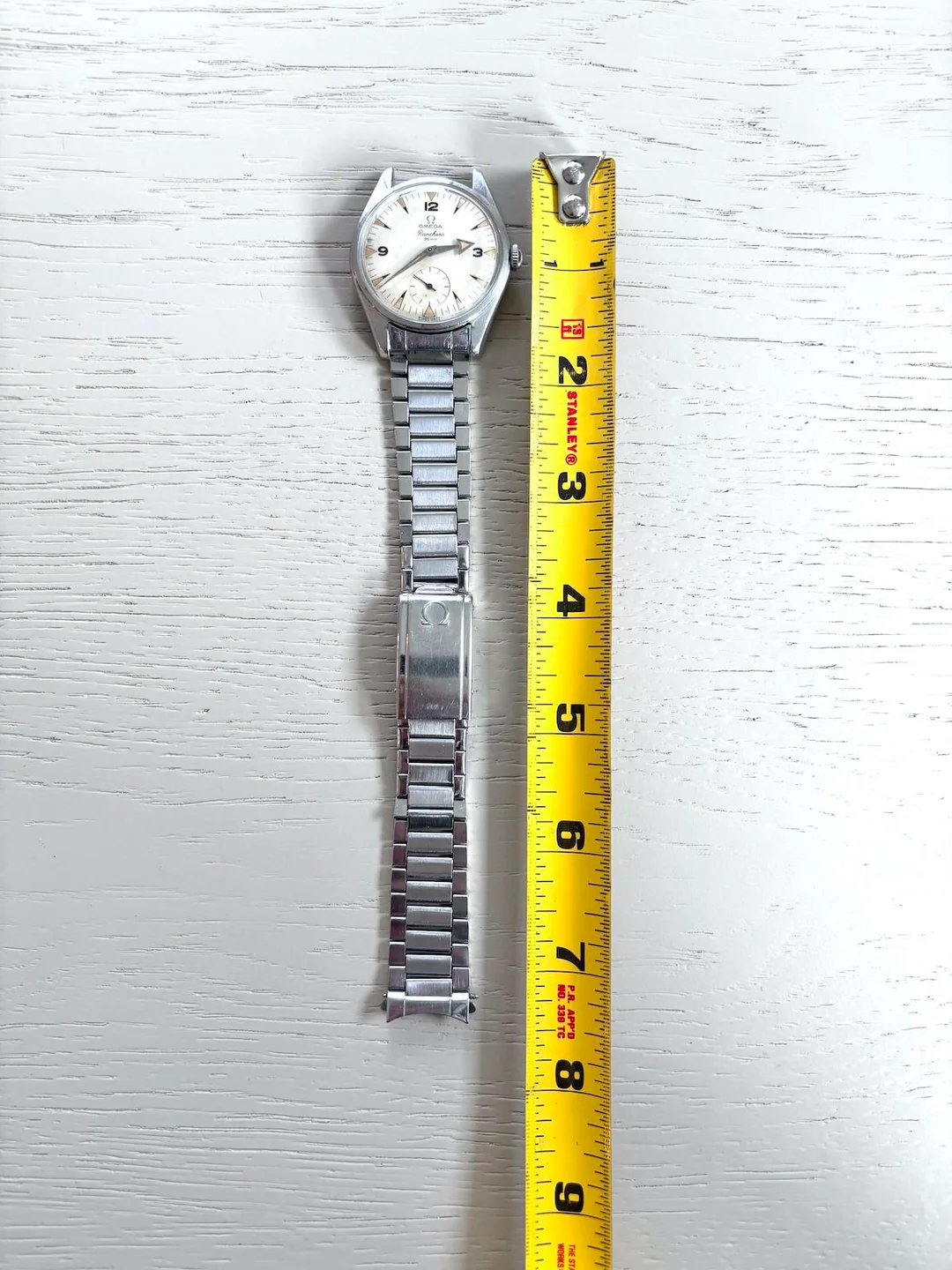 Omega White Ranchero 1958 Omega Ranchero White Dial 2990