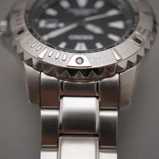 Seiko Prospex SBCB015 V145 Black Dial Divers 200M Solar Quartz Watch - $175