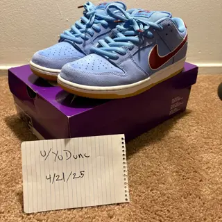 Nike SB Dunk lows Philadelphia Phillies SZ 9.5 used $250