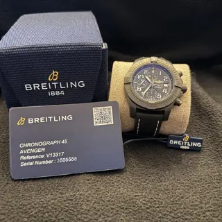 $2850. 45mm Breitling Avenger “night mission.”  Purchased in April 2022.                                                                   https://ebay.us/m/4T8Kn4