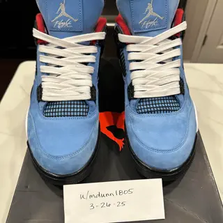 Travis Scott Jordan 4 - 11.5 - Used - $650 - Add for invoice