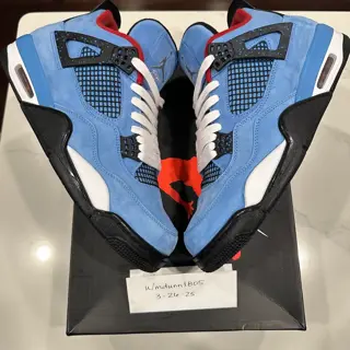 Travis Scott Jordan 4 - 11.5 - Used - $650 - Add for invoice