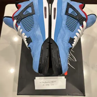 Travis Scott Jordan 4 - 11.5 - Used - $650 - Add for invoice