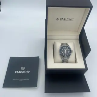 TAG Heuer Autavia 42mm Steel Black Dial Automatic Watch WBE5114.EB0173