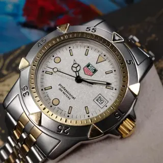 TAG Heuer Professional 1500 "Granite" Dial 36mm Two Tone - Quartz - Gold Plated 955.713G-2