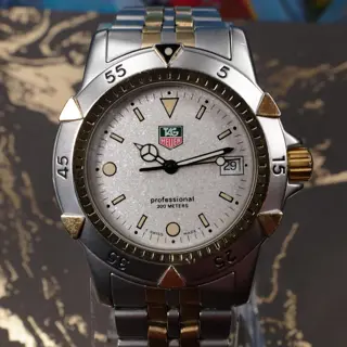 TAG Heuer Professional 1500 "Granite" Dial 36mm Two Tone - Quartz - Gold Plated 955.713G-2