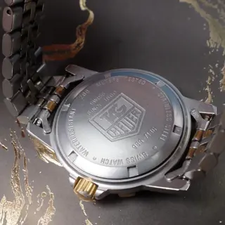 TAG Heuer Professional 1500 "Granite" Dial 36mm Two Tone - Quartz - Gold Plated 955.713G-2