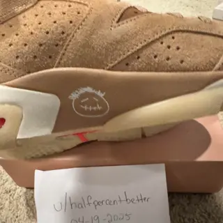 Jordan 6 Retro Travis Scott British Khaki size 12.5: $300 invoiced and shipped
