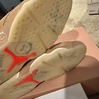 Jordan 6 Retro Travis Scott British Khaki size 12.5: $300 invoiced and shipped