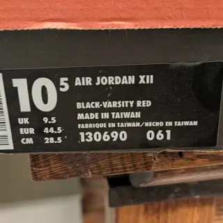 Jordan 3, 5, 7, 12, 13 size 11