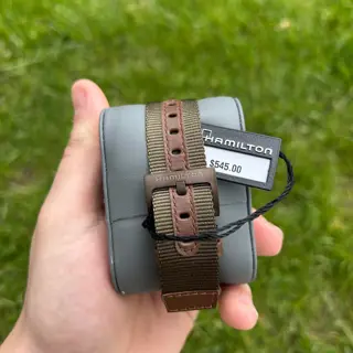 Reduced! Hamilton Khaki Field Mechanical PVD 38mm- 315$ shipped!