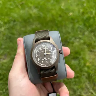 Reduced! Hamilton Khaki Field Mechanical PVD 38mm- 315$ shipped!