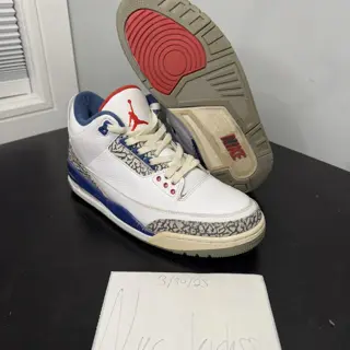 Jordan 3 true blue 2016 Sz 9 used $50
