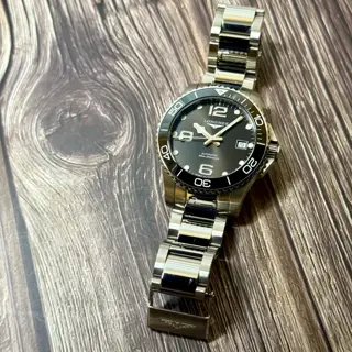 Longines HydroConquest 39 mm Black (Ref. L3.780.4.56.6) – Full Kit