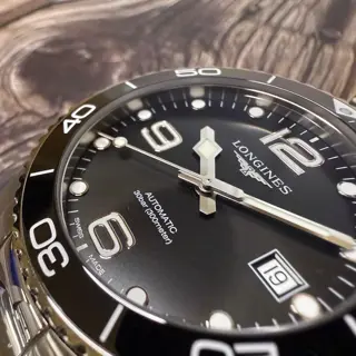 Longines HydroConquest 39 mm Black (Ref. L3.780.4.56.6) – Full Kit