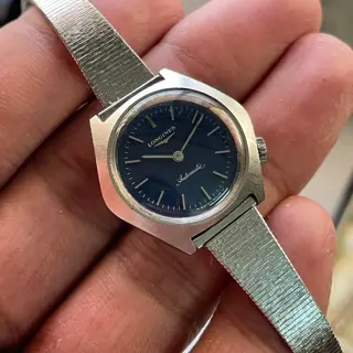 Longines Ladies Automatic – Hexagon Case – Blue Dial – $225 Shipped!