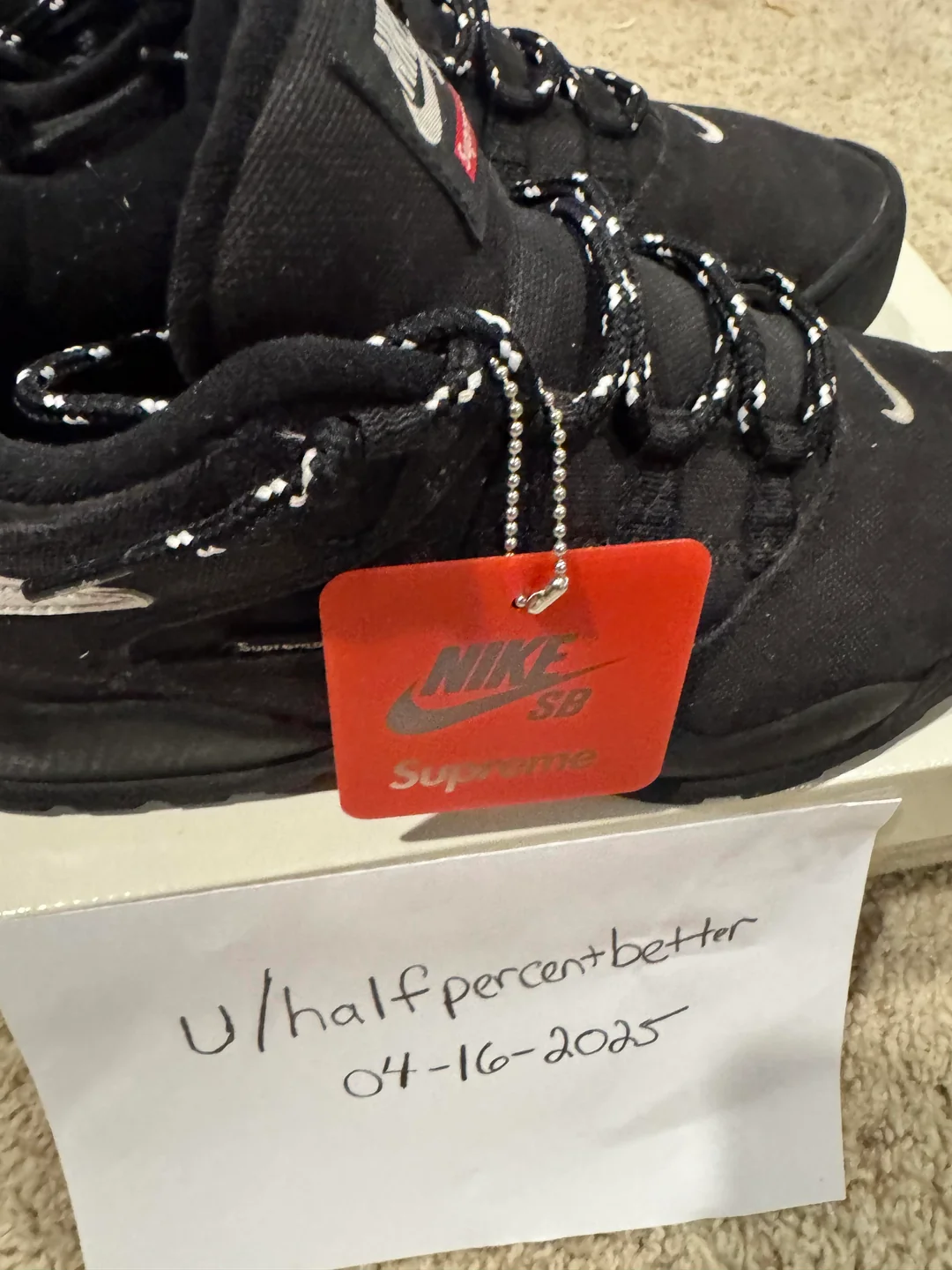 Nike SB Darwin Supreme Low size 11 $165 invoiced and shipped obo