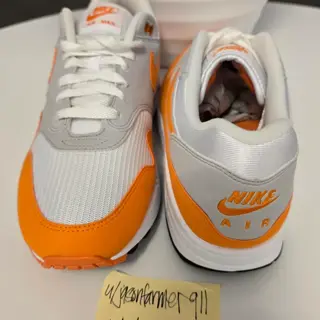 US11 Nike Air Max 1 Anniversary 2020 Magma Orange $320 Shipped OBO