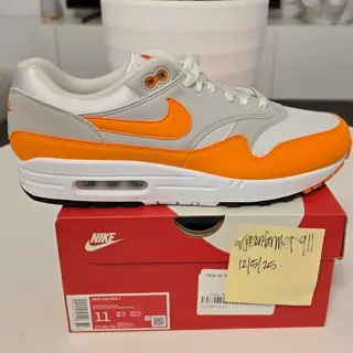 US11 Nike Air Max 1 Anniversary 2020 Magma Orange $320 Shipped OBO