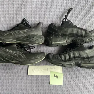 CHEAP Asics Novablast 4 10.5 & Nike Air Max 95 11