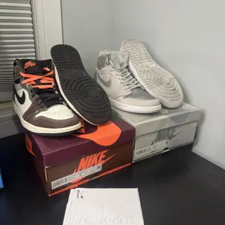 Jordan 1 bundle Sz 8 and 10 $100 shipped