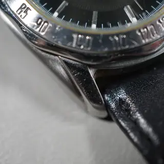 Orient 597704-60 CS Black Dial 5 Bar Tachymeter Automatic Watch - $80