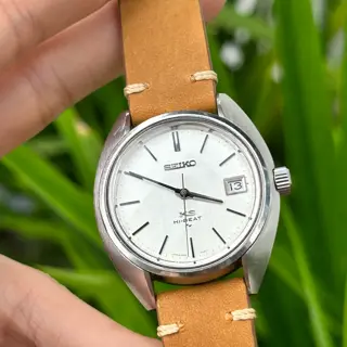 1971 King Seiko 4502-7010, linen dial Hi-Beat 36000