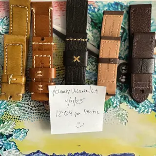 Assorted Leather Straps (24mm & 26mm)