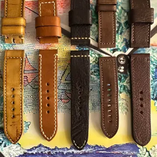 Assorted Leather Straps (24mm & 26mm)
