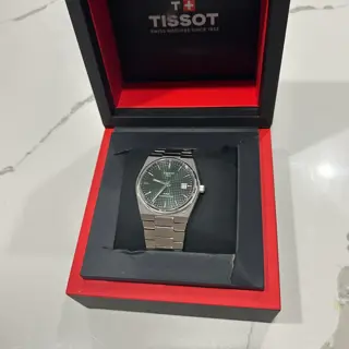 Tissot PRX Powermatic 80 40mm Green Dial - $425