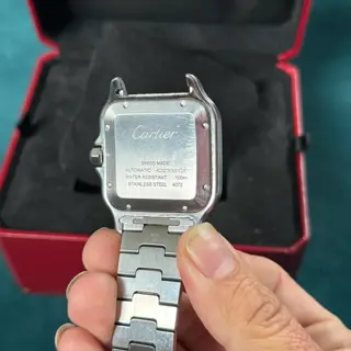 Cartier Santos Large in Steel - WSSA0018 - Full Kit - $4500