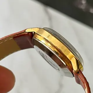 Mido Ocean Star Aquadura Gold Dial 32mm