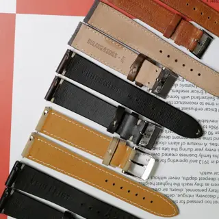 18mm watch straps. Veblenist, HNB, Bulang & Sons, Accurate Form.