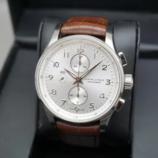 Hamilton Jazzmaster Maestro H32716853 Silver Dial Automatic Chronograph Watch - $675