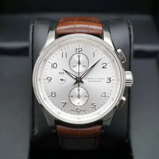 Hamilton Jazzmaster Maestro H32716853 Silver Dial Automatic Chronograph Watch - $675