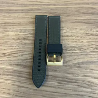 Fluororubber 22mm/20mm Green Canvas style $50