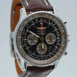 Breitling Navitimer 01 Brown Black Dial Limited Edition 46mm BOXES/PAPERS!