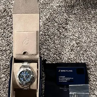 MINT Breitling Avenger B01 Chronograph AB0147 44mm UNDER WARRANTY Tiffany dial😍😍