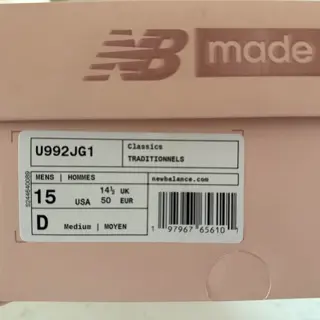 DS JFG x New Balance 992 “Aged Well” - SZ15 - $250 Shipped
