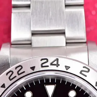 1997 Rolex Explorer II 40mm Stainless Steel Black Dial 16570 Box & Papers
