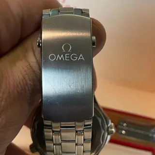 Omega Seamaster 300m white dial on bracelet, box & papers (serviced)