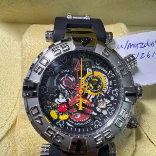 Limited Edition Disney Mickey Mouse Collectible Invicta Reserve Watch, 1 of 1500 Ref. 22733