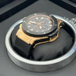 2011 Hublot Big Bang Chronograph 44mm 301.PM.1780.RX Rose Gold Black Dial - $11,400